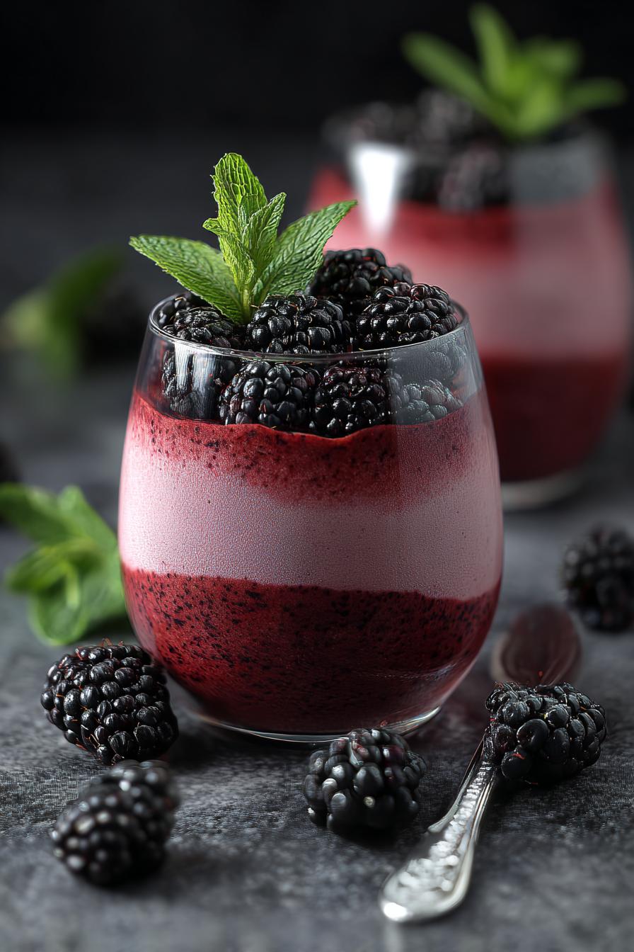 Brombeer-Mousse: Oma’s geniales Dessert im Glas