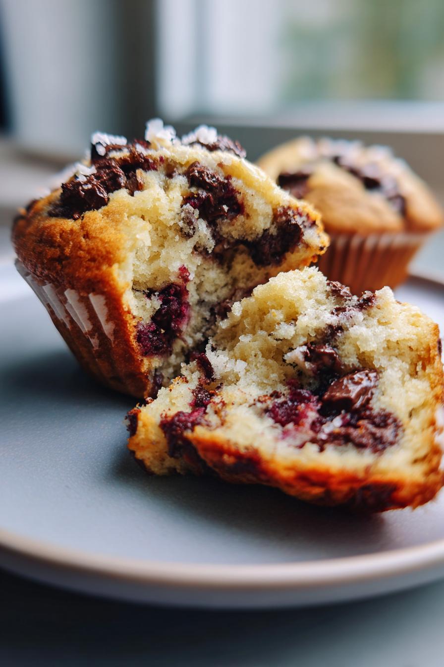 Brombeer Schokoladen Muffins - detail 3