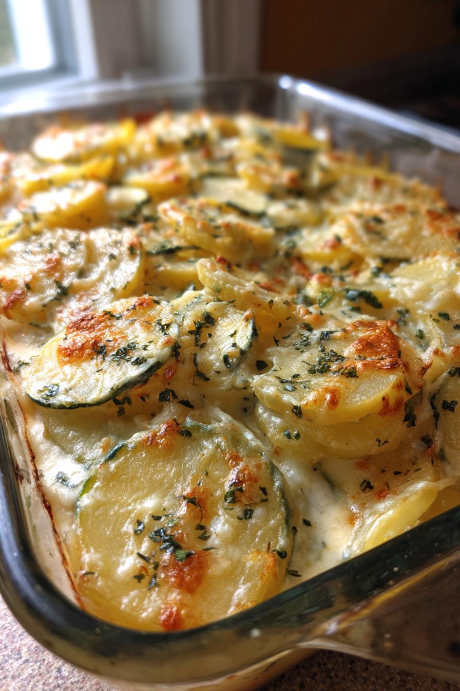 Einfacher Kartoffel Zucchini Auflauf Das beste Rezept - detail 1