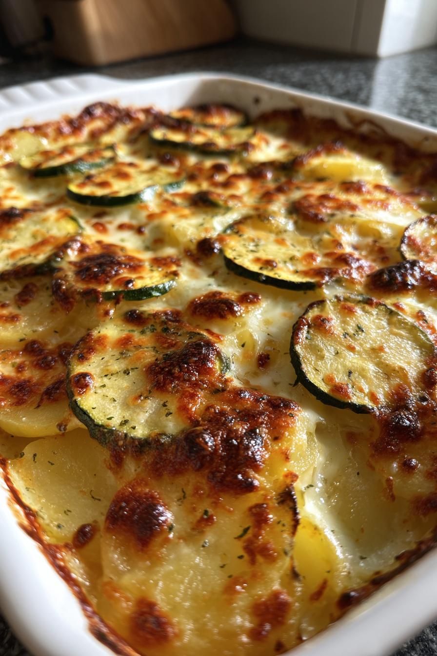 Einfacher Kartoffel Zucchini Auflauf Das beste Rezept - detail 2