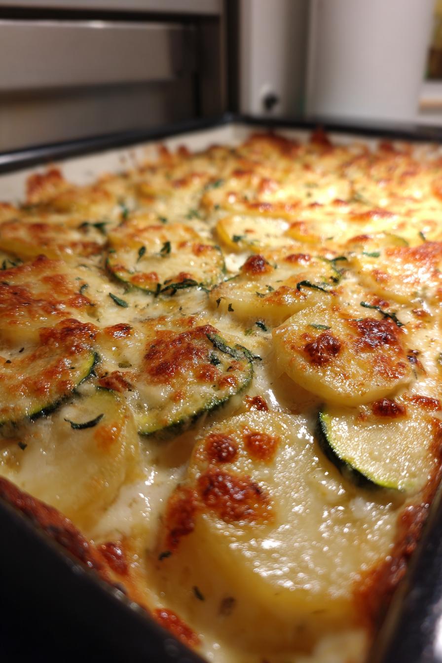 Einfacher Kartoffel Zucchini Auflauf Das beste Rezept - detail 3