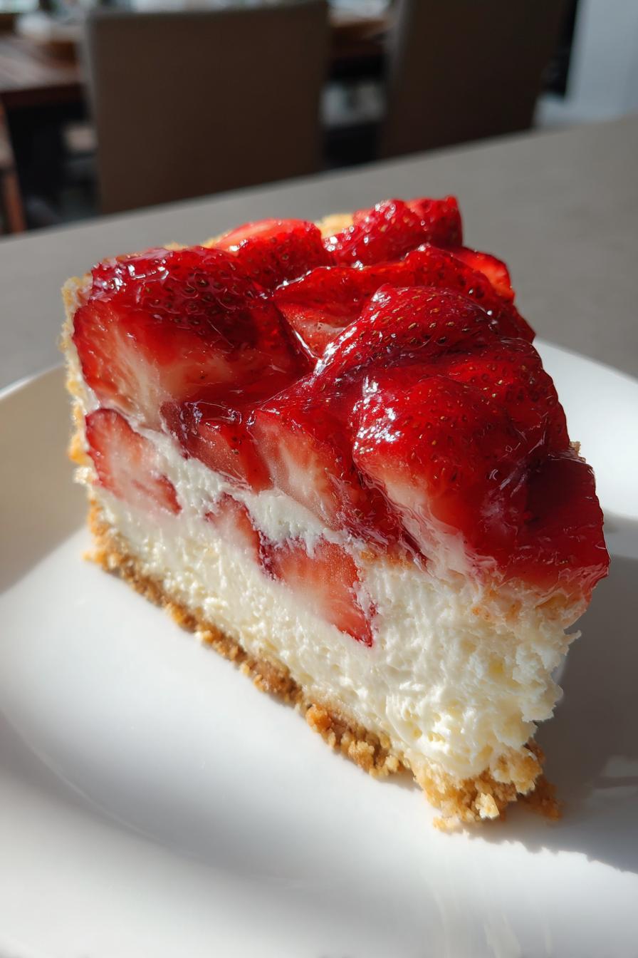 Einfaches Erdbeer-Frischkäse Torte Rezept - detail 1