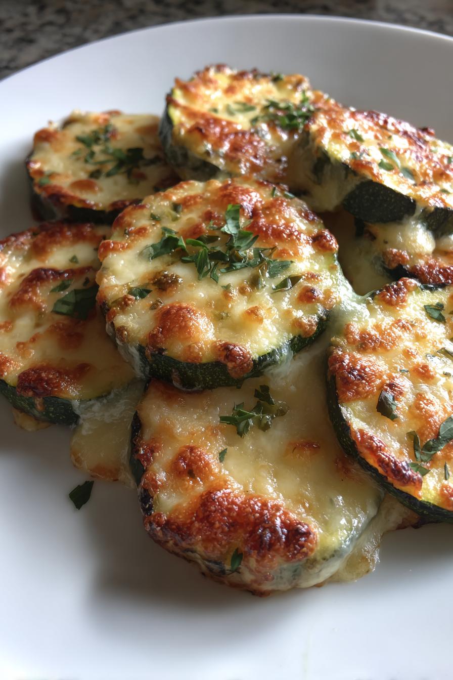 Gebackene Zucchini mit Käse – Schnelles vegetarisches Ofengericht - detail 3