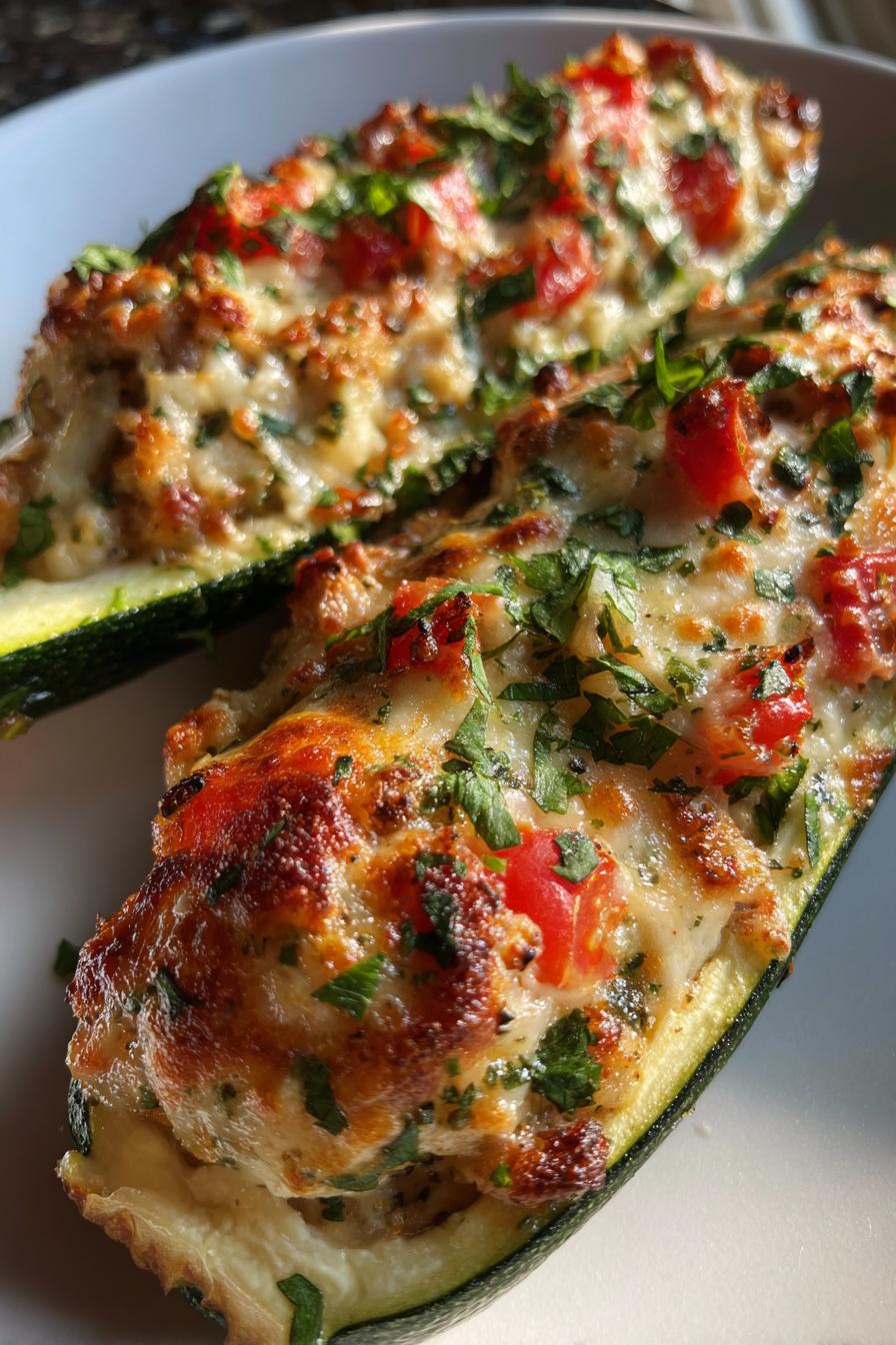 Gefüllte Zucchini: 20 Min. Geniales Rezept