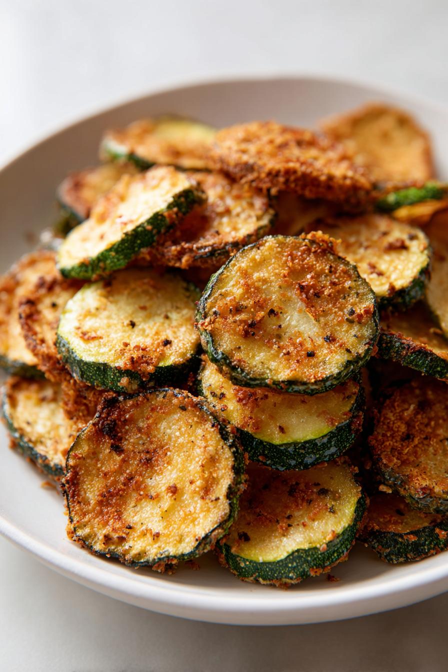 Knusprige Zucchini Chips aus der Luftfritteuse – Gesund und Lecker - detail 1