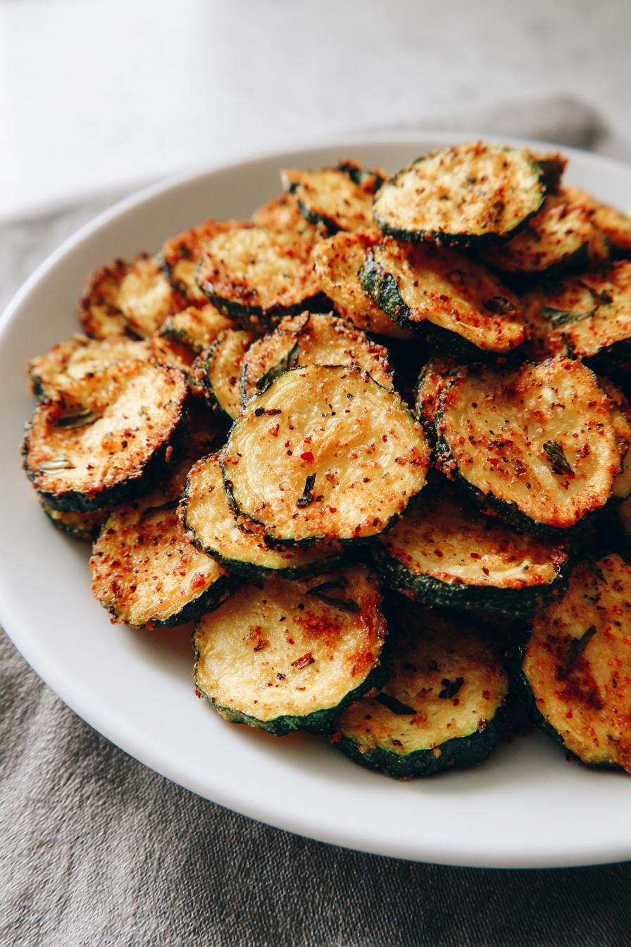 Knusprige Zucchini Chips aus der Luftfritteuse – Gesund und Lecker - detail 3