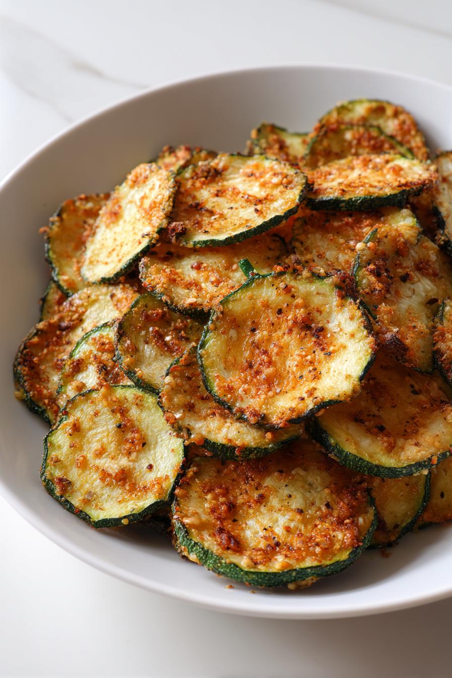 Heissluft: Unglaublich Leckere Zucchini Chips in 15 Min