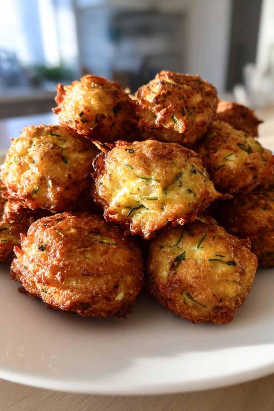 Knusprige Zucchini-Feta-Bällchen – Schnell & Einfach - detail 2