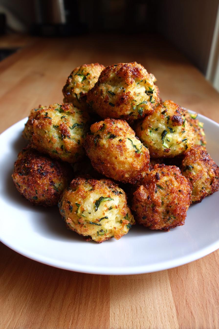 Knusprige Zucchini-Feta-Bällchen – Schnell & Einfach - detail 3