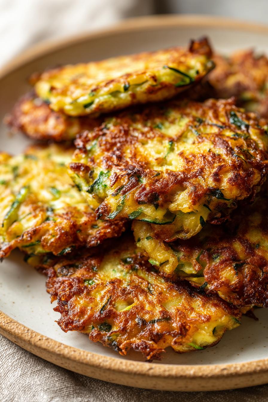 Knusprige Zucchini Fritter für den perfekten Snack! - detail 2