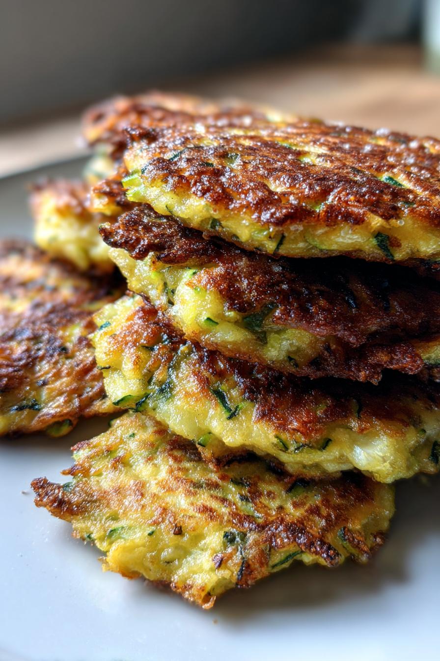 Knusprige Zucchini Fritter für den perfekten Snack! - detail 3