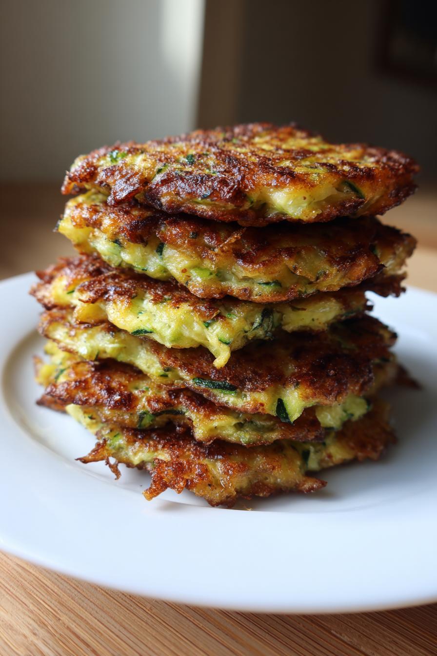 Knusprige Zucchini Puffer - detail 1