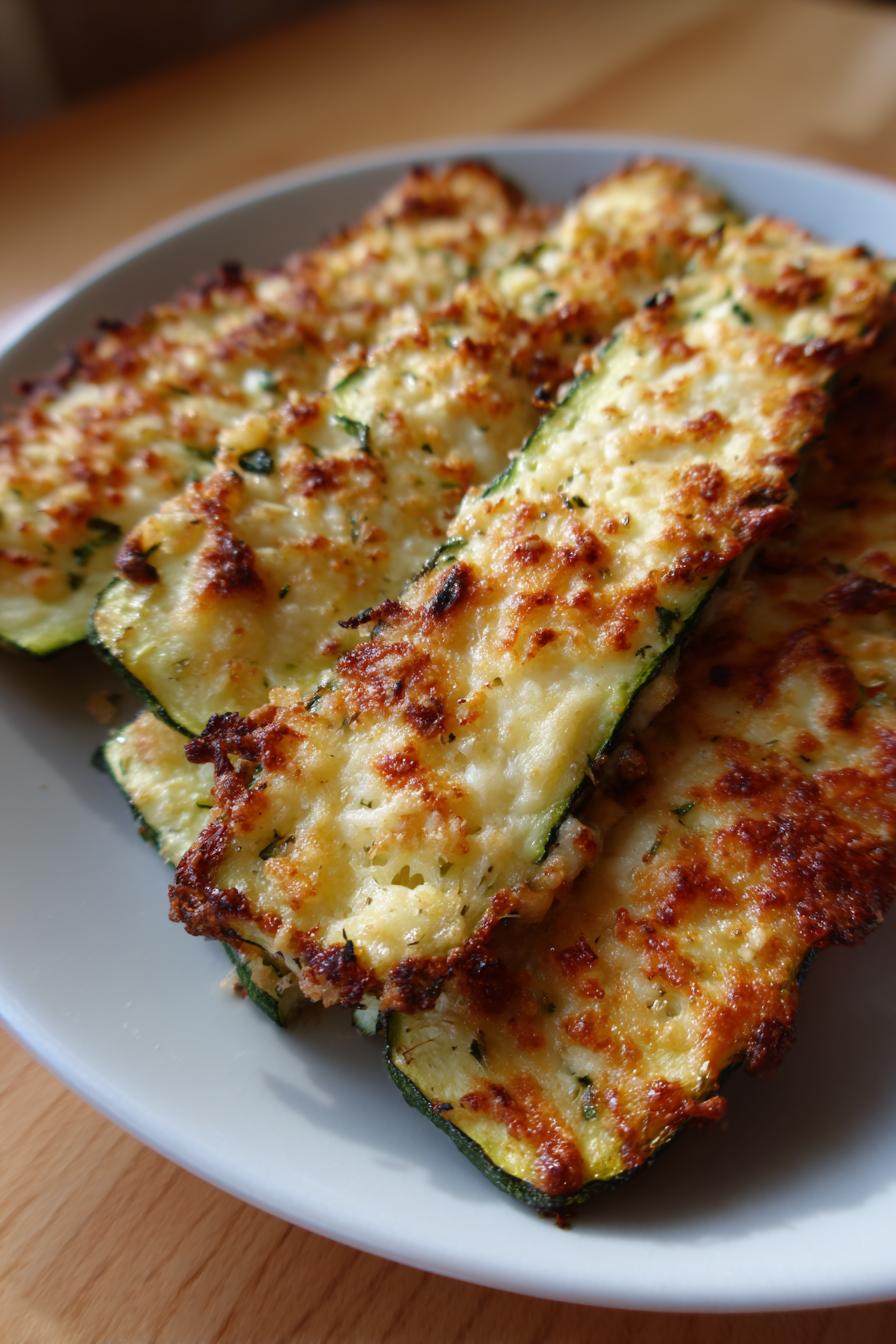 Köstliche Zucchini-Steaks mit Parmesan - detail 2
