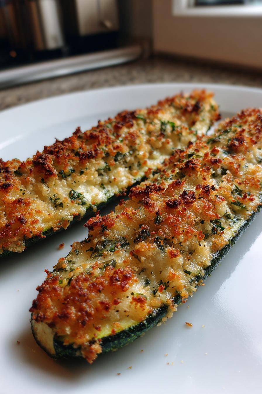 Köstliche Zucchini-Steaks mit Parmesan - detail 3