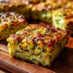 Scarpaccia - knuspriger Zucchinikuchen vom Blech