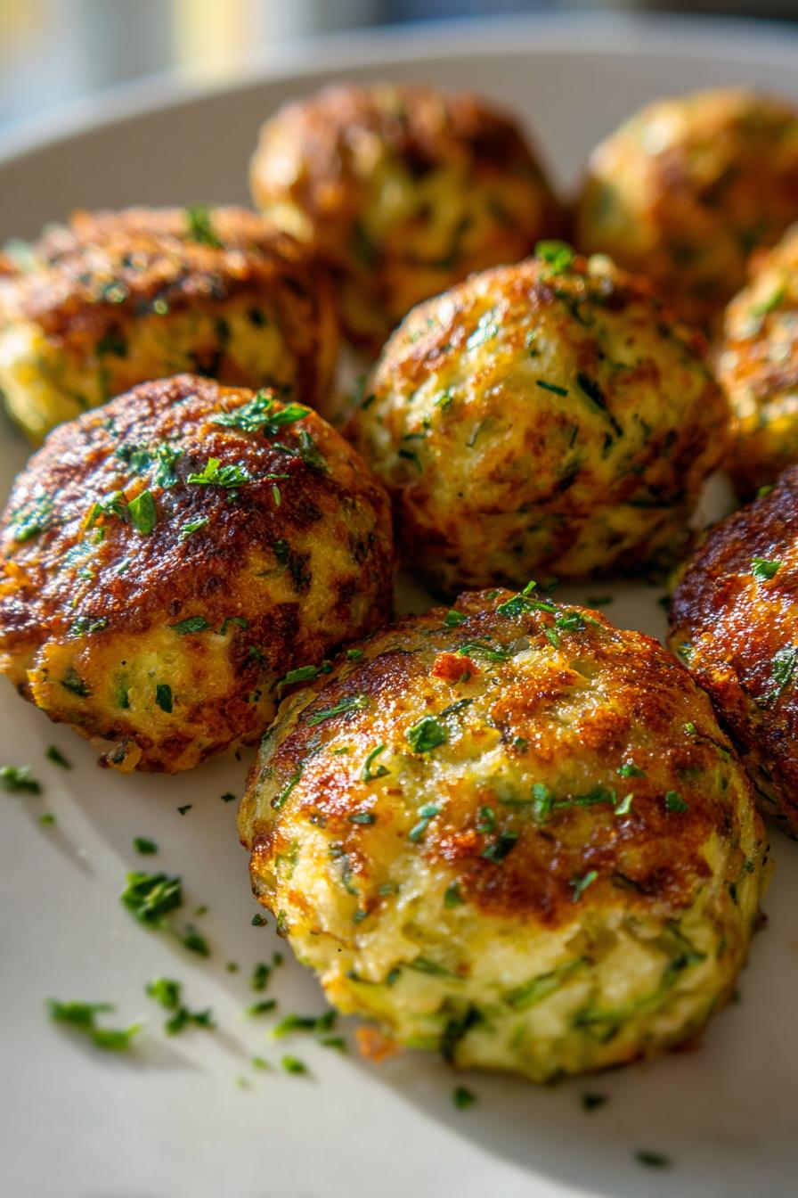 Veggie Zucchini Bällchen: 20 Min Glück pur