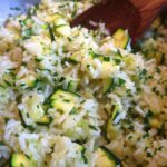 Zucchini-Reis-Pfanne