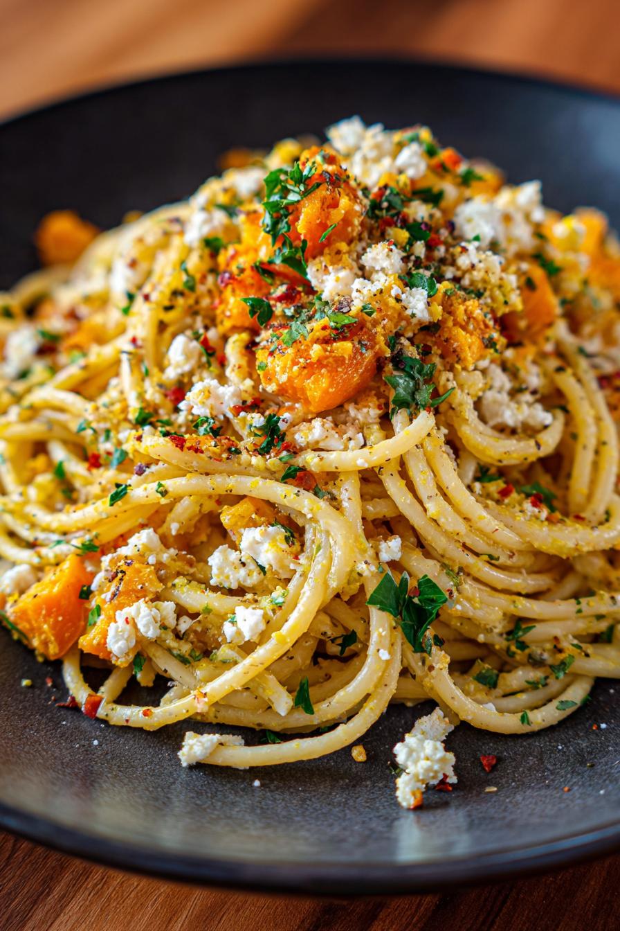Feta Kürbis Pasta: 30 Minuten Glück, unglaublich Lecker