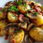 Kartoffel-Pilz-Speck-Pfanne