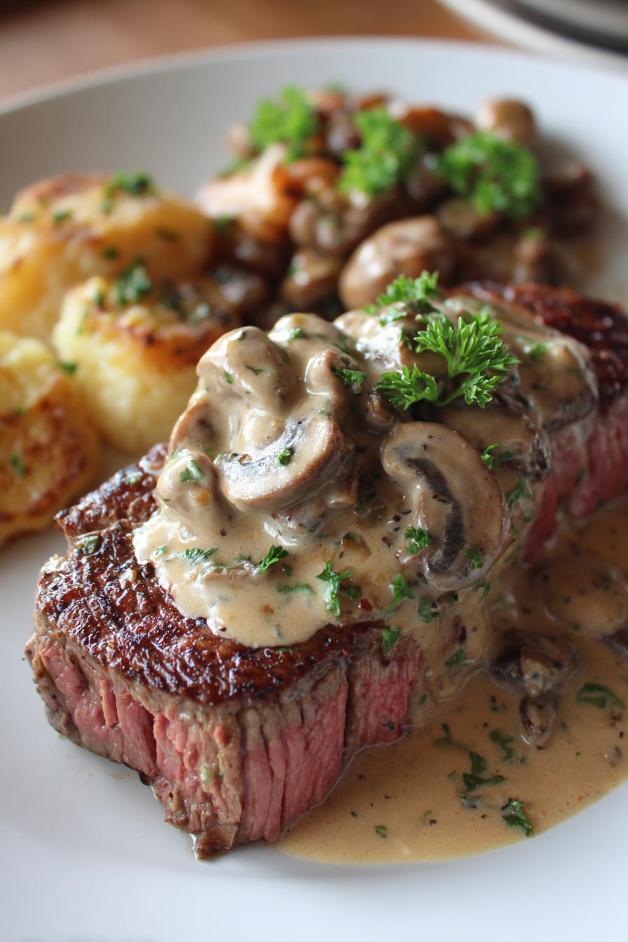 Rinderfilet mit Champignonsauce - detail 3