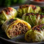 Wirsingrouladen mit Hackfleisch