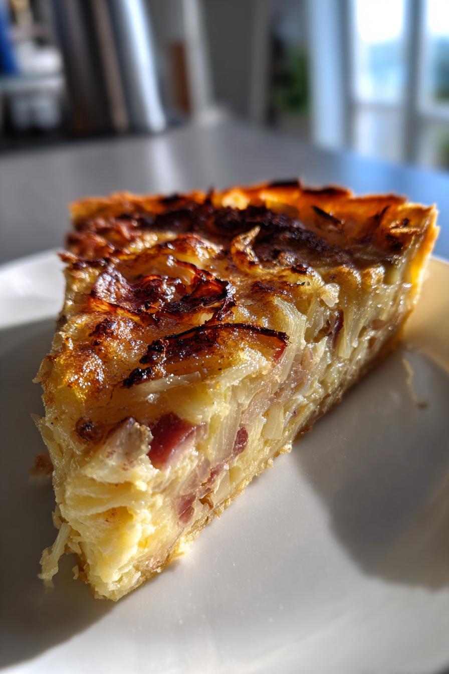 Saftiger Zwiebelkuchen: 1 Trick macht ihn Wahnsinnig lecker