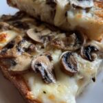 Champignon Käse Stulle Brot Genuss