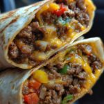 Hackfleisch Käse Wrap Rezept