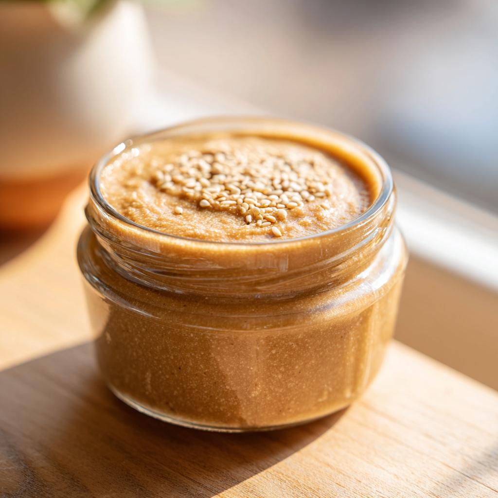 Sesampaste aus Sesamsamen pur: 1 geniales Rezept