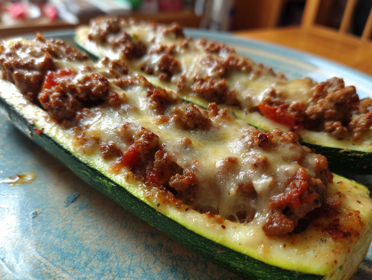 Einfache Zucchini Boote: 1 Trick gegen traurige Zucchini