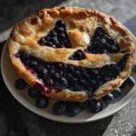 Gruselig leckere Blaubeer Tarte Halloween