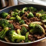 Hackfleisch Pfanne Brokkoli