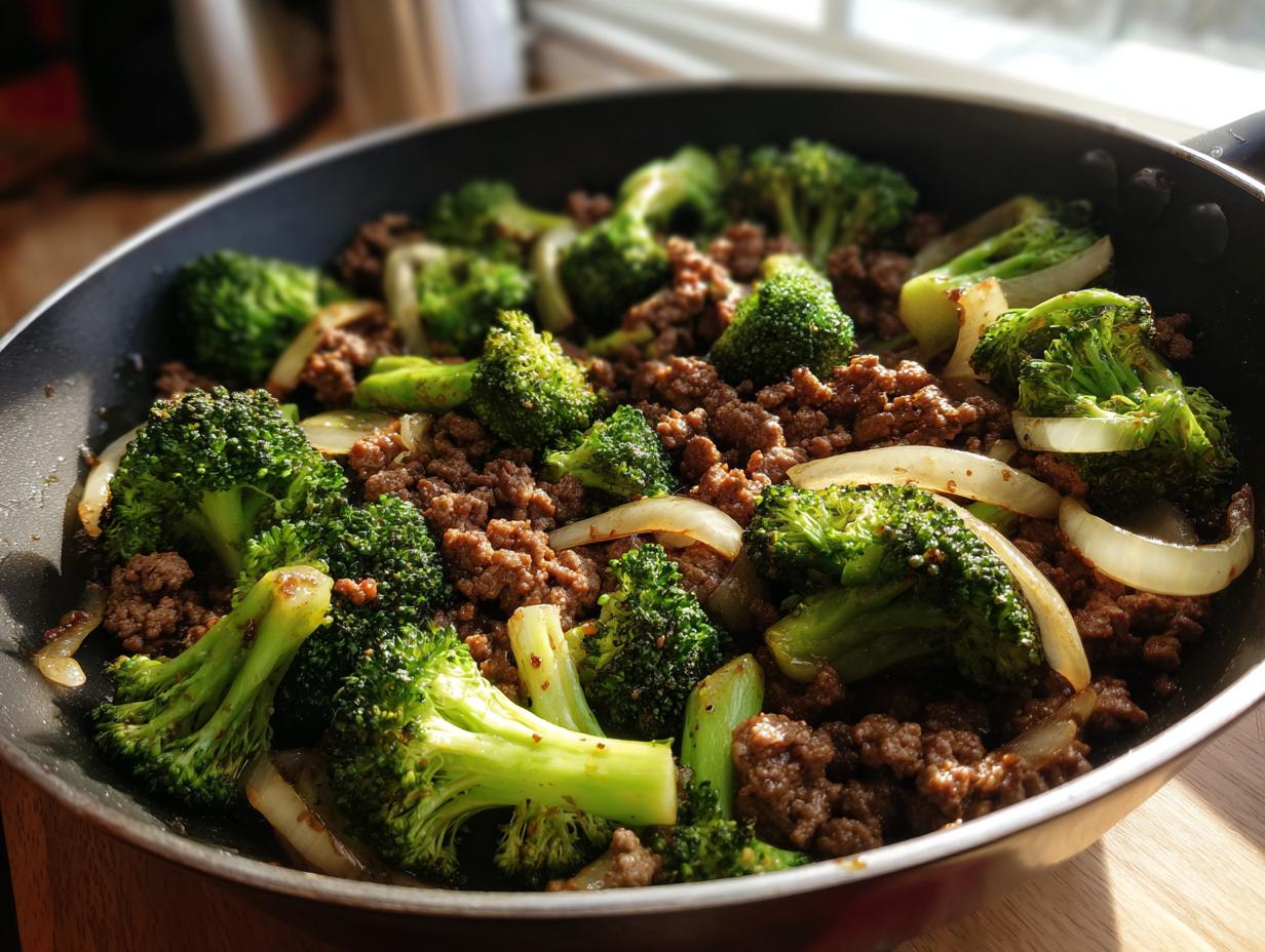 Schnelle Hackfleisch Pfanne Brokkoli: Genial in 30 Min