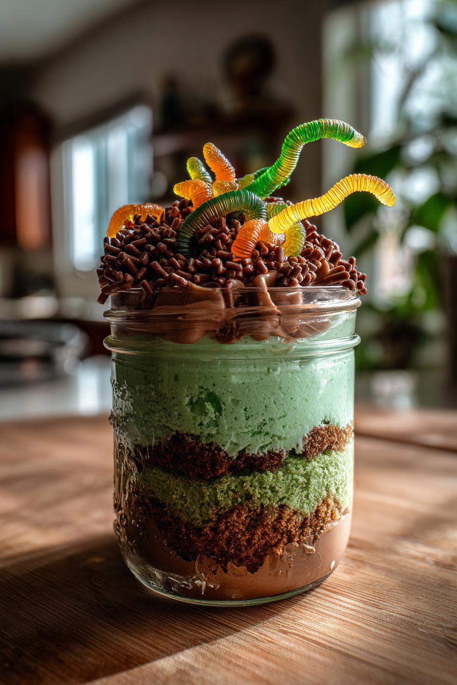 Furchtbar Leckere Hexenbrau Cake Jars in 25 Minuten