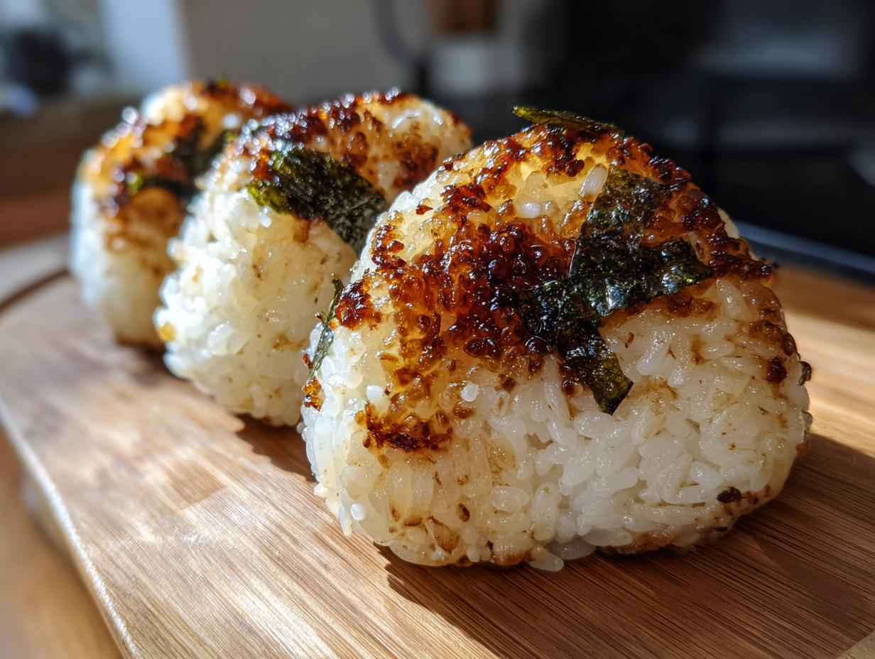 Vergiss Deprimiert! 2 Käse Yaki Onigiri machen Glücklich