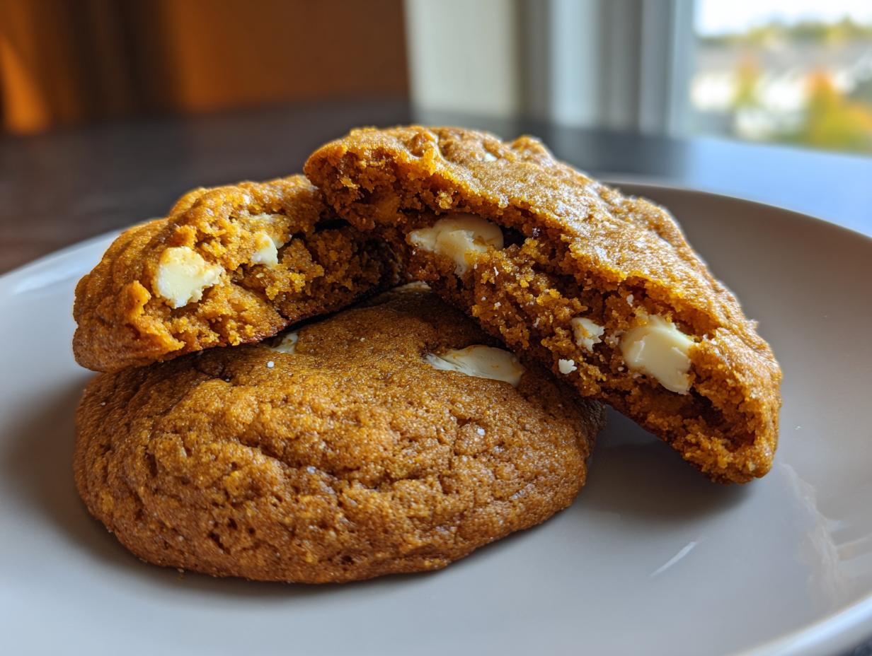 Entfesseln Sie 1 Traum: Kuerbis Cookies mit weisser Schokolade