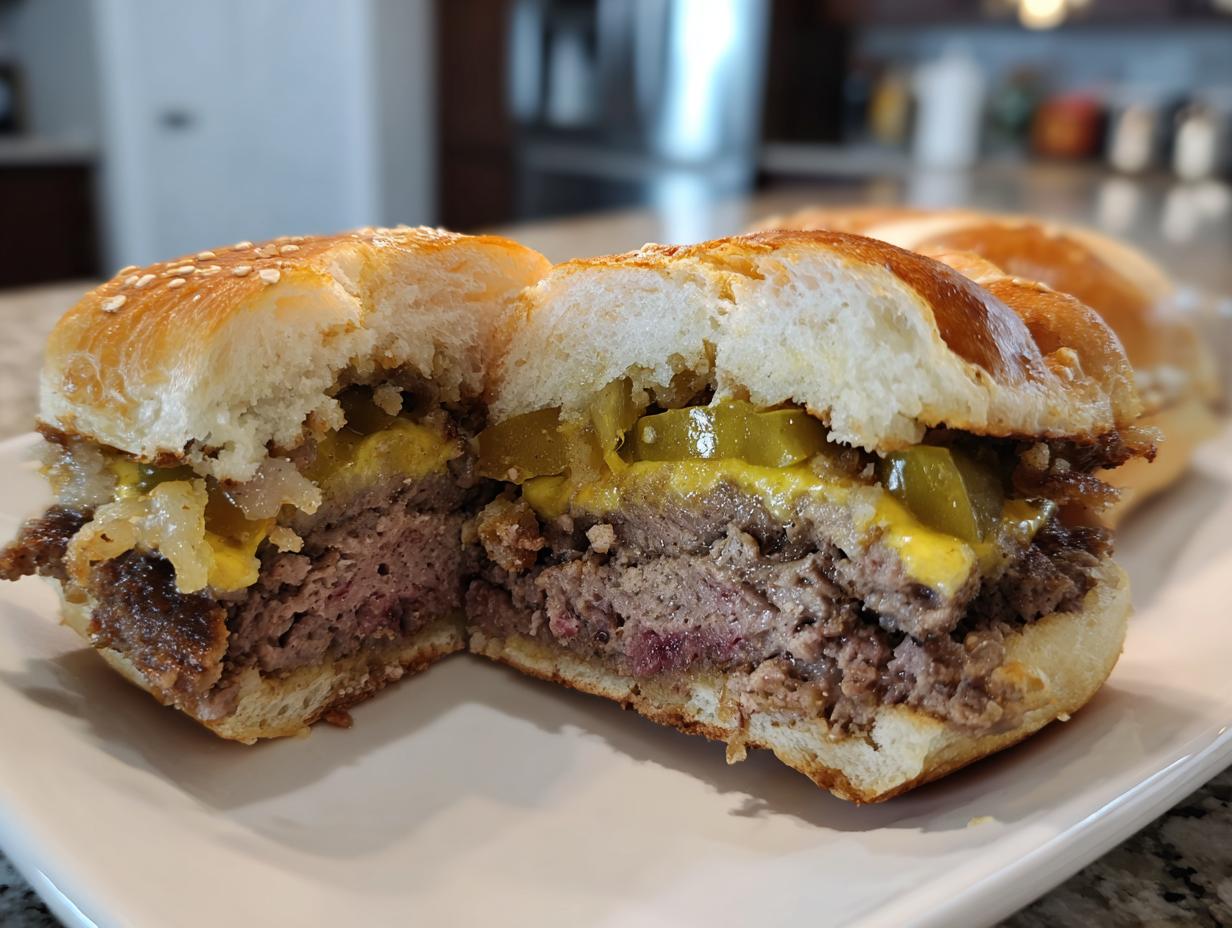 Mini Laugen Burger mit Leberkäse: 15 Minuten Glück