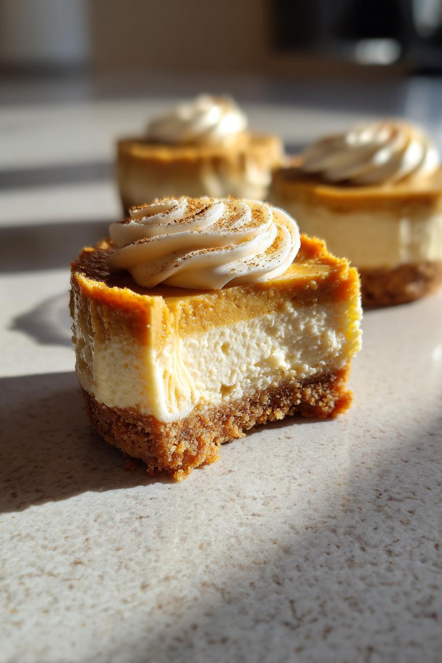 Sündhaft lecker: 7 Mini Vegane Kürbis Käsekuchen!