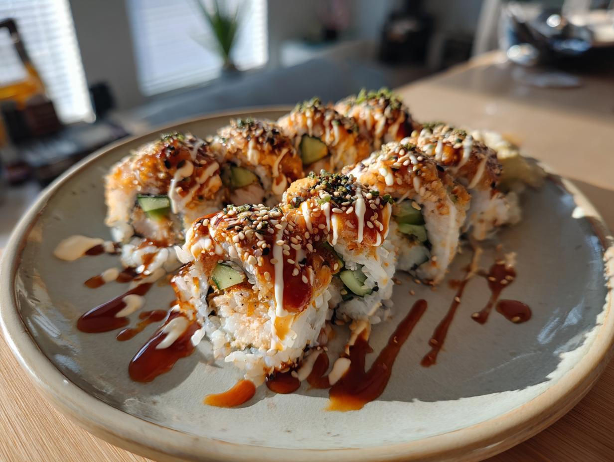 Sushi Drachenrollen selber machen: Geniale 8 Schritte