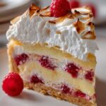 Zitronen Himbeer Baiser Tarte