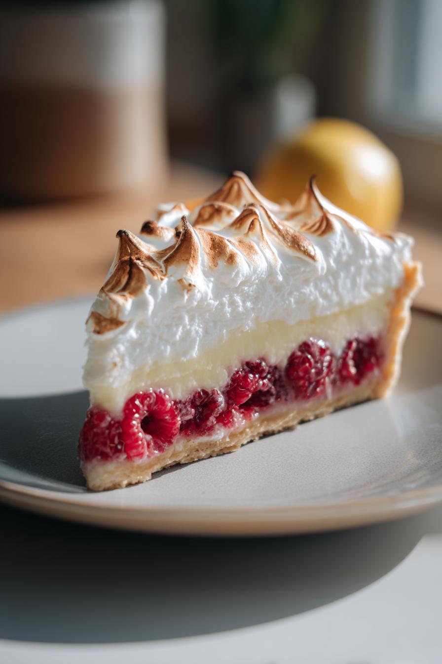 Zitronen Himbeer Baiser Tarte - detail 3