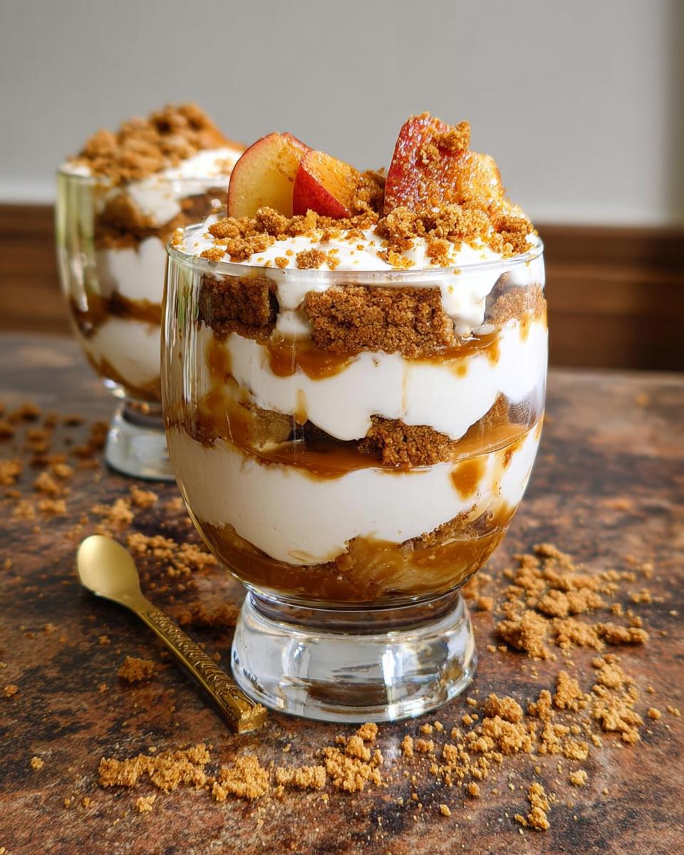 Bratapfel Karamell Spekulatius Trifle Rezept - detail 2