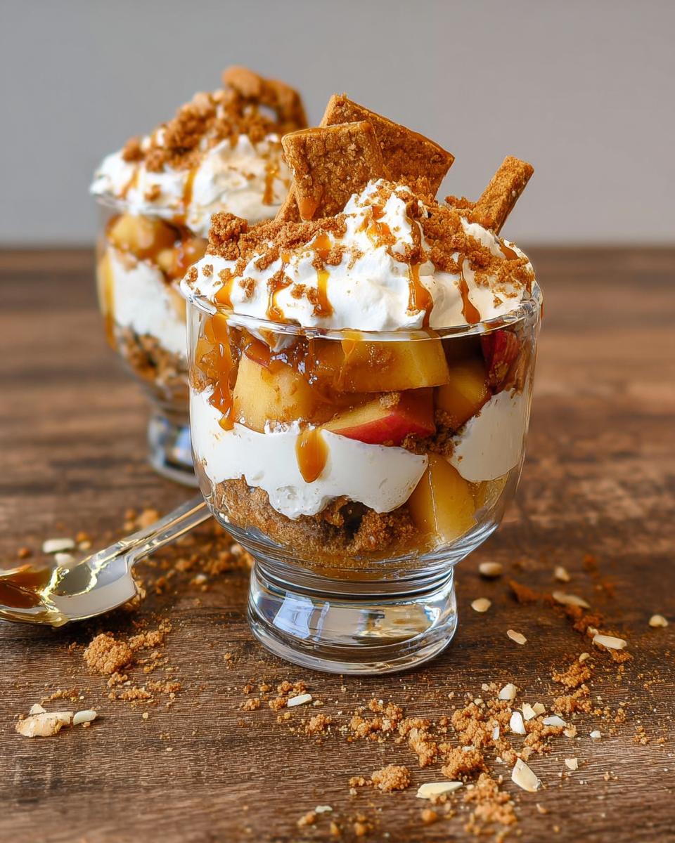 Bratapfel Karamell Spekulatius Trifle Rezept - detail 3