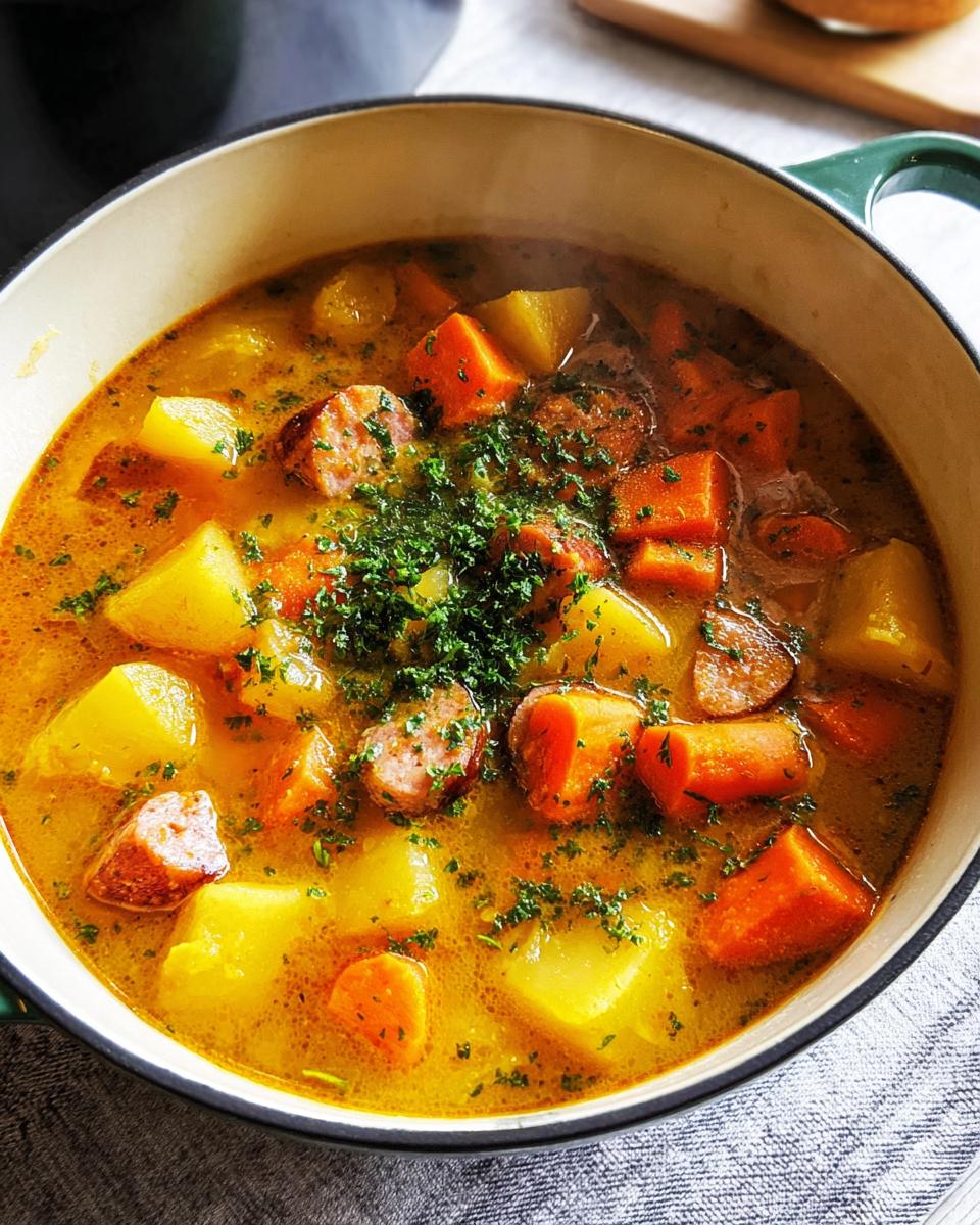 Möhreneintopf klassisch mit Mettenden - detail 1