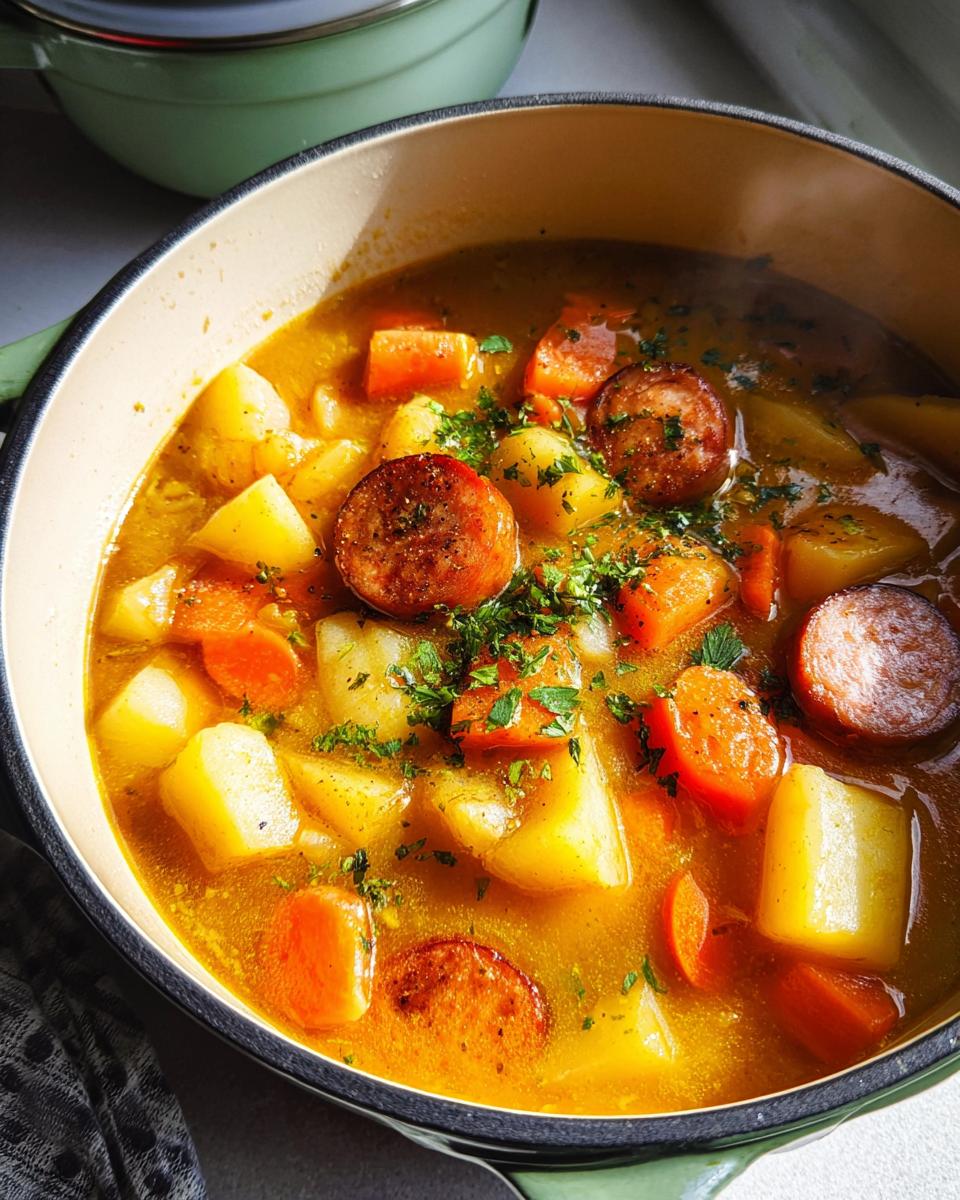 Möhreneintopf klassisch mit Mettenden - detail 2