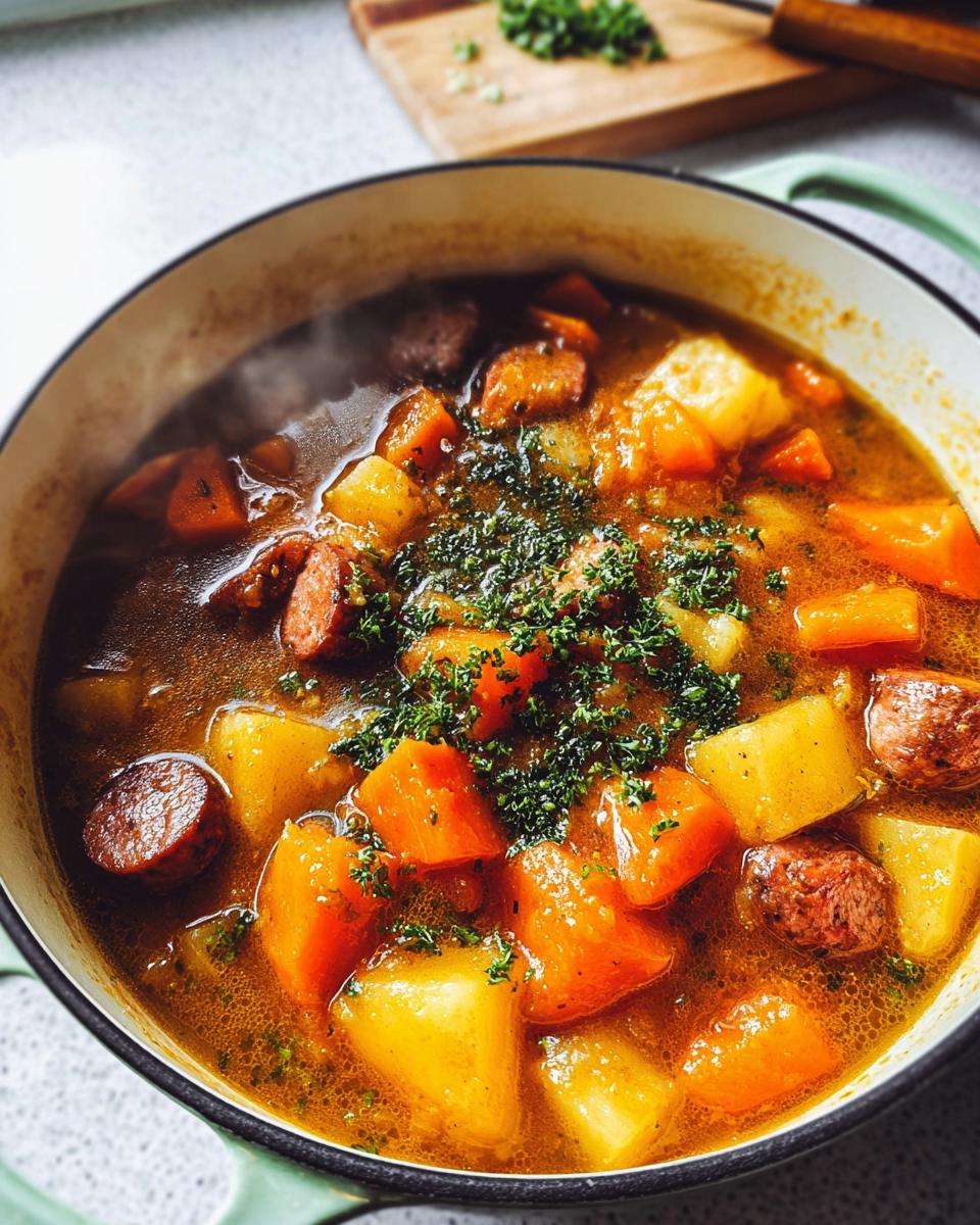 Möhreneintopf klassisch mit Mettenden - detail 3