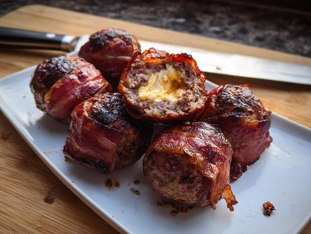 Unglaublich: Moink Balls mit Käsefüllung selber machen