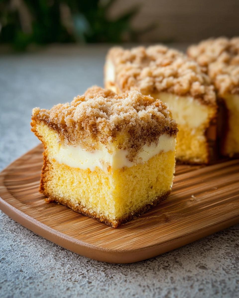 Puddingkuchen mit Streuseln vom Blech - detail 2