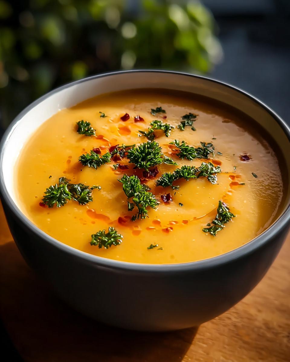 Samtige Möhren Kartoffel Suppe Rezept - detail 1